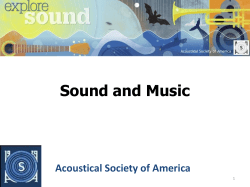 Sound and Music