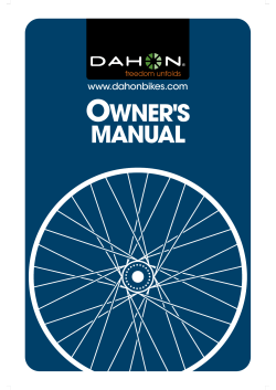 Owner`s Manual