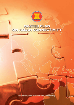 MASTER PLAN ON ASEAN CONNECTIVITY