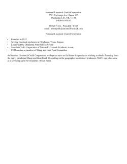 National Livestock Credit Corporation 2501 Exchange Ave. Room