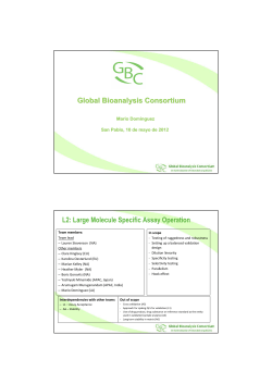 In-study Hook Effect - Global Bioanalysis Consortium