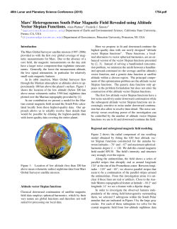 Mars` Heterogeneous South Polar Magnetic Field Revealed using