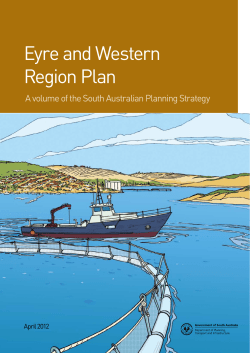 Eyre and Western Region Plan