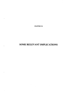 some relevant implications