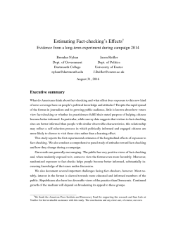 Estimating Fact-Checking`s Effects