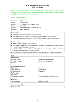 This is an extremely creative Scheme of Work where pupils are