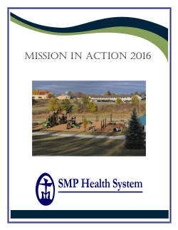 mission in action 2016 - St. Andrew`s Health Center