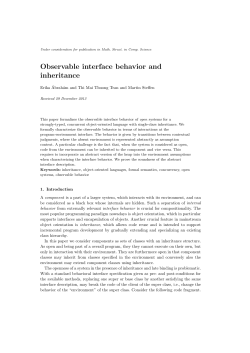 Observable interface behavior and inheritance