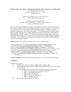 393 - Department of Political Science