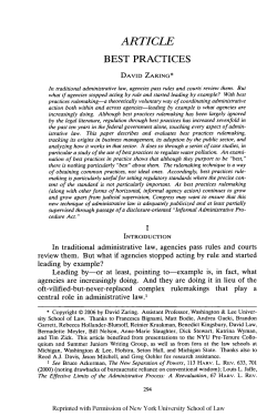 Best Practices - New York University Law Review