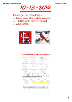 4.6 Notes Day 2.notebook