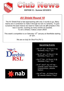 Club News - Edition 12 Summer 2012-2013