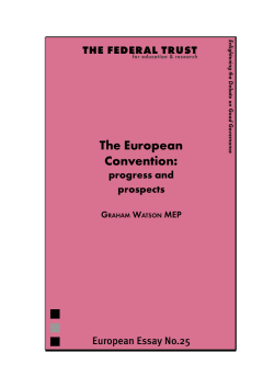 The European Convention