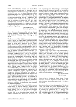 Georg Bernhard Michels. At War with the Church: Religious Dissent