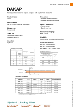 Specifications: UL approval: Insulation: Conductor material