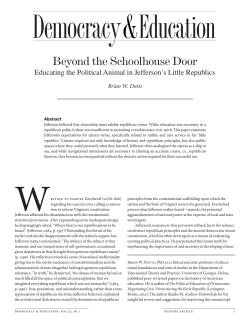 Beyond the Schoolhouse Door