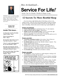 October 2012 - Moe Marketing Realty Group