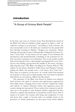 A Group of Groovy Black People - The University of Michigan Press
