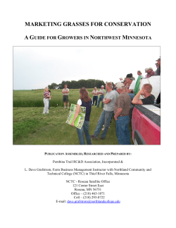 2009 Marketing Grasses Guide - Minnesota Turf Seed Council
