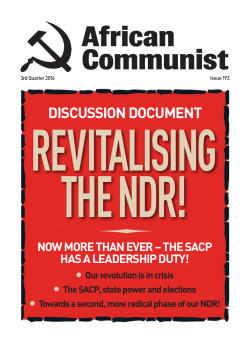 Revitalising the NDR!