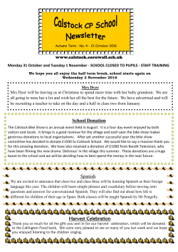 Harvest Celebration School Donation Spanish