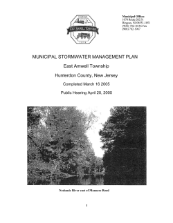Stormwater Management Plan