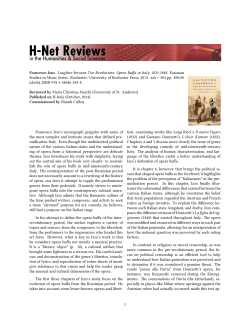 Untitled [Maria Christina Marchi on Laughter between Two - H-Net