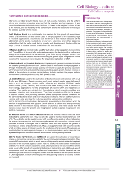 Cell Biology - culture