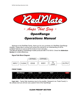 OpenRange Operations Manual