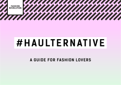 Haulternative - Fashion Revolution