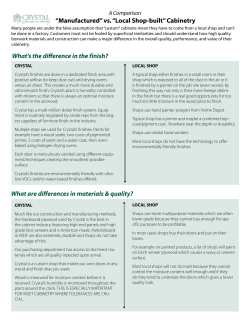 a printable PDFexplaining the advantages of custom manufactured