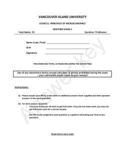 Midterm II with answer key
