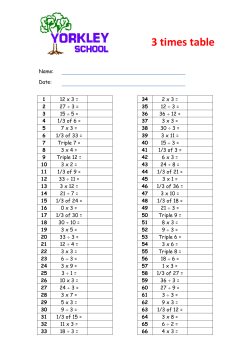 x3 Test - Yorkley School