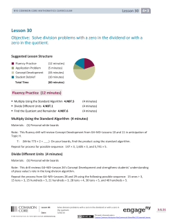 Lesson 30 - EngageNY