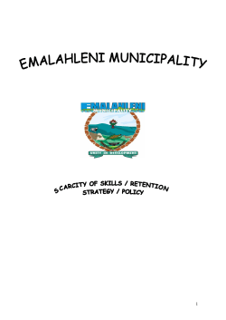 proposed : scarce skill/retention strategy policy