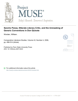 Article - English 363: Experimental Hispanic Literatures