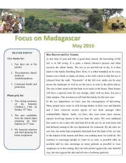 Focus on Madagascar - Friends of Mandritsara