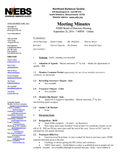 NEBS 9-26-16 MeetingMinutes - Northeast Barbecue Society