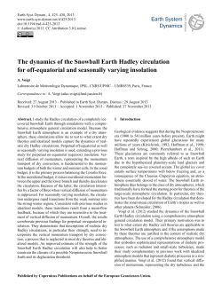 The dynamics of the Snowball Earth Hadley circulation for off