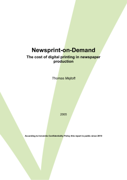 The Cost of Digital Printing in Newspaper Production