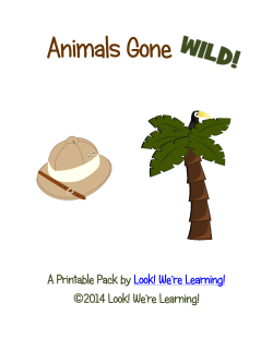 Animals Gone - Look! We`re Learning!