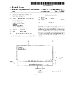 Light source unit for use in a lighting apparatus