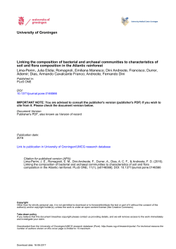 Linking the composition of bacterial and archaeal