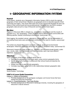 GEOGRAPHIC INFORMATION SYSTEMS