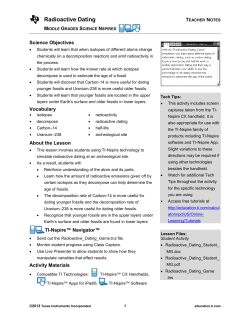 Teacher Notes PDF - TI Education