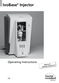 IvoBase&reg; Injector - Ivoclar Vivadent