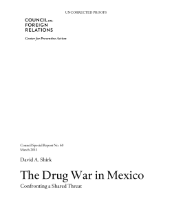 The Drug War in Mexico - Council on Foreign Relations