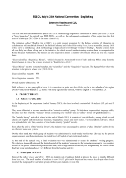 Paper - TESOL Italy