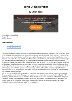 John D. Rockefeller