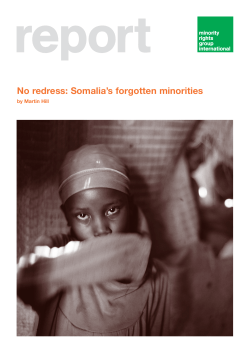 No redress: Somalia`s forgotten minorities